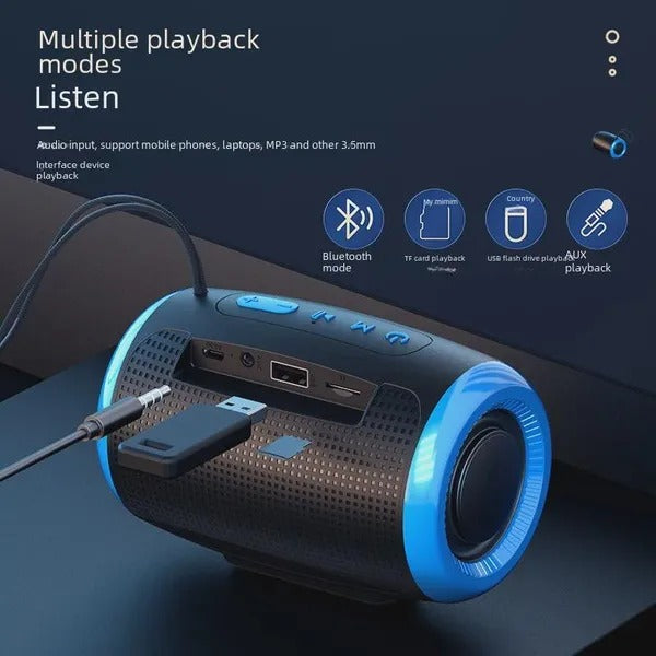 Portable,Waterproof,Wireless Speakers,Dual Pairing, Bluetooth 5.0,Loud Stereo,Booming Bass,1500 Mins Playtime for Home Party